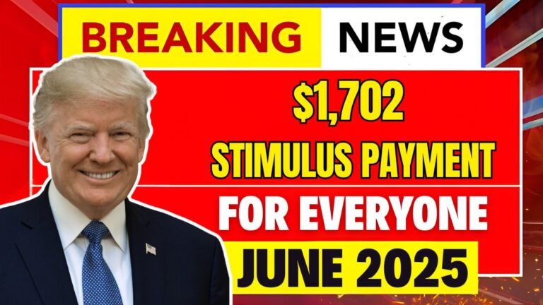 $1,702 Stimulus Payment for Everyone